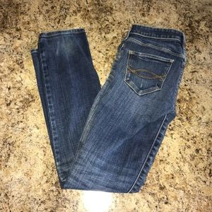 Distressed Abercrombie jeans